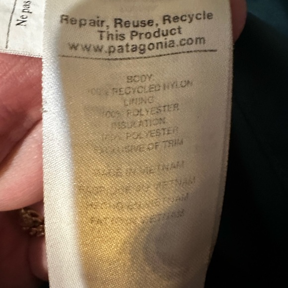 Patagonia Radalie Jacket Women’s Small Green Quilted Insulated Lightweight - Picture 8 of 9